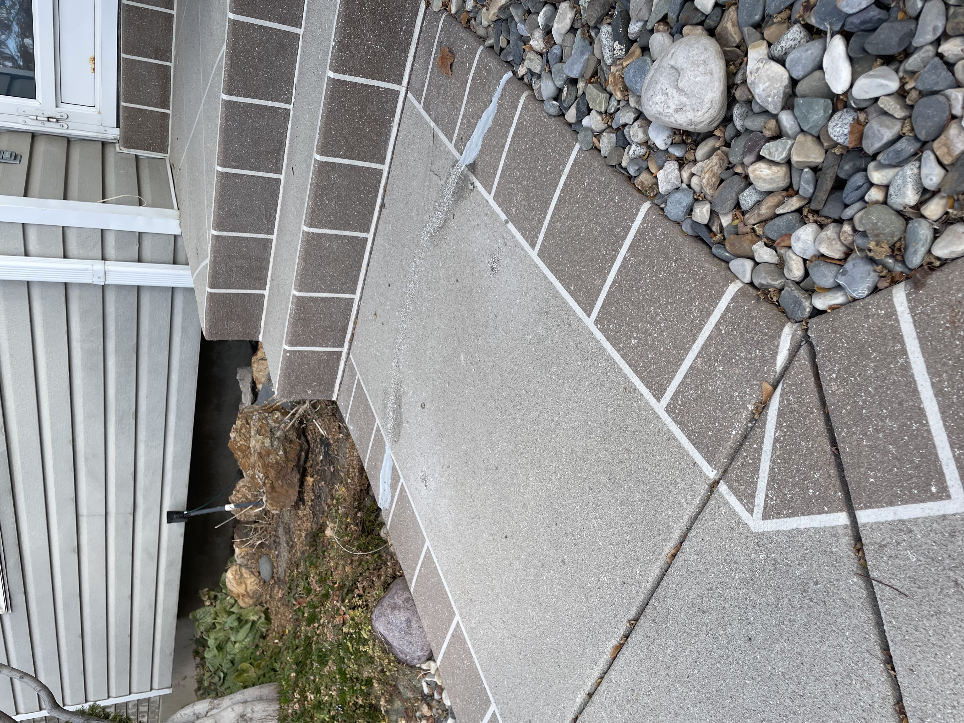 Level sidewalk after concrete lifting by Wasatch Concrete Lifting